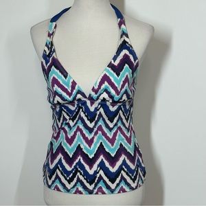 Athleta Misses Halter Tankini Top Size M